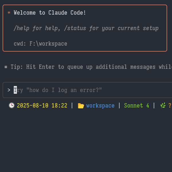 Claude Code Status line on Windows
